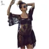 Feestjurken Groothandel - 40% N1116ZM Half Batwing Mouw Vrouwen Zomer Strand Jurk 2021 Casual Spaghetti Strap O-hals Spring Losse Vestidos1