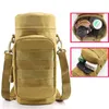 Molle System Militaire Bouilloire Taille Sac Tactique Bouteille d'eau Poche Grande Capacité Chasse En Plein Air Randonnée Pêche Bouilloire Sac 211229