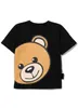 Bonne qualité été bébé garçons filles marque T-shirts enfants dessin animé ours chemise à manches courtes coton enfants hauts T-shirts