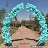 Parti Dekorasyon Romantik Düğün Süslemeleri Kiraz Çiçeği Kemer Kapı Yol Kurşun Ay Şekilli Kemer Raf Yapay Çiçek Set Malzemeleri ile