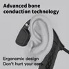 MD04 Bluetooth Wireless Headphones 3D stereo basso di riduzione del rumore di musica di sport auricolari a conduzione ossea HiFi Business Call auricolare per il telefono