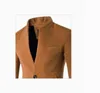 Erkek Ceketler Erkekler Marka Kış Erkek Moda Giyim Siper Kazak Ince Uzun Kollu Hırka Sıcak Yün Üst Palto Erkek Dış Giyim