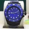 orologi di lusso bracciale meccanico in acciaio inossidabile 44mm quadrante nero verde blu 126660 116660 orologio da polso da uomo automatico di moda