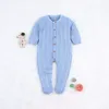 Newborn Props Clothes Hood Footed Rompers Baby Boy Costume Knit Outfit Infant Boys Girls Romper Photography 0-24M C0126