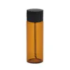 2020 Glas Schnupftabak 4 teile/los Klar/Braun metall Fläschchen Löffel Spice Bullet Snorter box lagerung flasche Pille box gemischt