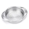 Stainless Steel Food Can Strainer Sieve Tuna Press Lid Oil Remover Drainer Can Water Filter Colander Kichen Tool GCE13317