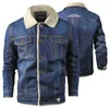 Men Winter Fashion Cowboy Jacket Trendy Warm Fur Liner Denim Dikke jas Topjas Mens Jean Jackets Out meter mannelijk plus 5xl 201127