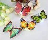 Kleurverlichting Butterfly Muurstickers Eenvoudige installatie LED Nachtverlichting Home Living Kid Room Fridage Slaapkamer Decor