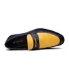 Misalwa giallo rosso bianco mocassini lucidi uomini scarpe da sera per feste di matrimonio in pelle PU eleganti appartamenti da uomo taglie forti 38-48 Dropshipping Y200420