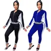 Kadınlar Giyim Spor Takım Eşofman Bayan Hırka Pantsuit Moda Fermuar Mont İki Parçalı Set Sonbahar Yeni Sıcak Satış Giyim KLW5170
