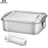 Boîte à lunch en acier inoxydable Bento Food G.a HOMEFAVOR Boîte de rangement pour collations pour enfants hommes 220217