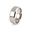 Stainless Steel Simple Design Plain Band Rings Gold Black Plated Wedding Rings For Trendy Men Women Jewelry