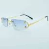 Top lunettes de soleil de créateurs de luxe 20% de réduction petit carré pour hommes femmes rouge lunettes de soleil décoration nuances Vintage lunettes métal mode lunettes