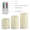 3 unids / set Control remoto LED Luces de vela sin llama Año S Batería LED Té Pascua con embalaje 211222