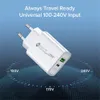 ユニバーサル5V 2.4A EU US AC Home Travel Wall Charger 12W Auto Power Adapter Type Type C PD充電器iPhone 12 13 14 15 Pro Huawei Android電話PC