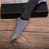 Высокое Качество Наружная тактическая папка Нож 440C Черный Танто Blade Black G10 Ручка EDC Карманные Складные Ножи с Розничной коробкой