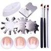 Fransk handstöd linje Edge Cutter Stencil Trimmer Clipper Stying Forms Tillbehör Nail Art Tools