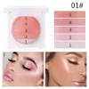 Romantische schoonheid blozen 24G geperst blush make-up gebakken blozen palet 6 kleuren beschikbaar