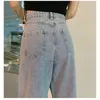 JuJuland Vintage High Waist Jeans Kvinna Blå Mamma Pojkvän Jeans För Kvinnor Denim Byxor Kvinna Trousers Streetwear 3215 201029