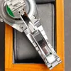 풀 다이아몬드 남성 시계 42mm 자동 기계적 다이아몬드 베젤 시계 사파이어 방수 손목 시계 패션 손목 시계 Montre de Luxe Gift Men
