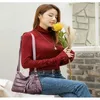 أكياس مسائية جلدية فاخرة crossbody الكتف -نساء 2021 سحابات متعددة المحافظ ومصمم حقائب اليد