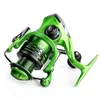 Pesca girando carretel metálico completo alimentador de peixe mlinete bobinas 13 + 1BB 5.5: 1 Baitcasting Sea Rock isca de pesca