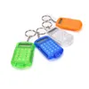Fast DHL Spedizione gratuita 100pcs Fashion carino mini tasca calcolatrice tascatore portachiavi a catena anello misto colori casuali