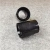 Parlak siyah egzoz kuyruk boruları karbon fiber m performans susturucu egzozlar uçları paslanmaz çelik uç boru3590712
