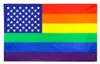 DHL Shipping 3X5 Philadelphia phily Straight Ally progress LGBT Rainbow Gay Pride Flag US Constitution 2nd Second Amendment Flag