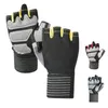 Medio dedo Levantamiento de pesas Guantes de entrenamiento Fitness Deportes Culturismo Gimnasia Apretones Gimnasio Mano Protector de palma Guante Wearresist3966386