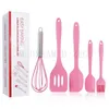 Silicone Kitchenware Cooking Utensils Set Non-stick Cookware Tool Egg Beaters Turner Oil Brush Kitchen Utensils Baking Set