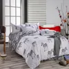 fashion sleek minimalist Adult children bedding set of four aloe vera cotton chemical fiber comfortable letter printing bedding four set D0