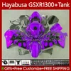 Hayabusa för SUZUKI GSXR 1300CC GSXR-1300 1300 CC 02 03 04 05 06 07 PURPLEFLAMES BODY 74NO.263 GSX-R1300 GSX R1300 96-07 GSXR1300 96 1996 1997 1998 1999 2000 2001 Fairings