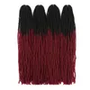 Dreadlocks By Crochet Extensiones de cabello Ganchos de cabello sintético regalo 18 pulgadas Cabello trenzado Micro Locs Sister Locs Straight para EU Dhgate Borgoña