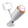 Manlig onanator Automatisk elektriska händer Video Interactive Real Human Voice Vuxen Male Masturbation Sex Toy for Men4473818