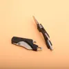 1025X Cinder Plain Keychain Folding Knife Pocket Folder + Bottle Opener With Retail Bag Package