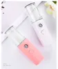 25ml Mist Spray USB Nano Ansiktsspruta Mini Handhållen Ansikte Mister Cool Face Luftfuktare Portable Facial Steamer Spray Fuktare