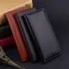 Fashion Mens High End Bifold Leather Multi Holder Checkbook Purse Long Plånbok Koppling Plånböcker släpper 4770949