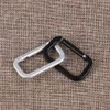 5 pezzi in lega di alluminio placcato primavera anelli ovali moschettone da campeggio borsa fibbie per cinture borse clip ganci per bottiglie attrezzi da esterno Q 9064876