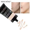 Miss Rose 9 Colors Face Foundation Waterdichte Vloeistof Foundation Base Liquid Cocealer Make-up Cosmetica Make-up