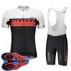 2019 Erkekler Scott Takımı Bisiklet Jersey Takım Elbise Yaz Kısa Kollu Gömlek Önlüğü Şort Set Yol Bisikleti Giyim Ropa Ciclismo Spor Kıyafetleri Y082001