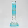 10 "소장 유리 비커 봉토 물 파이프 물 담뱃대 봉스 아이스 포수 5mm 두꺼운 흡연 오일 Dab rigs Bubbler 파이프 14mm 그릇