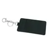 Sublimeringskorthållare pu läder tomma kreditkort väska värmeöverföring utskrift DIY -innehavare med nyckelring BBB15048