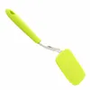 New Cooking Green Steak Non-stick Long Handle Fried Turners Shovel Silicone With Hole Kitchen Easy Clean Heat Resistant Utensils T200415