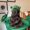 Beanie/Skull Caps 2021 Frog Hat Beanies Knitted Winter Solid Hip-hop Skullies Cap Costume Accessory Gifts Warm Lovely1
