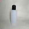 50PCs 150ml Genomskinliga plast Tomma kosmetiska flaskor med skiva Topplock 5oz HDPE Refillerbar resehållare