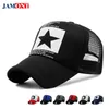 2018 Summer Baseball Cap Men Women Hat Coloured Pentagram Hats Bones Hip Hop Caps Man Snapback Truck Drivers' Caps1