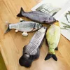 Funny Tease Baby Simulation Dancing Fish Plush Toys for Children House Cooking Toys Coax Novelty Cat Play Interactive Toys LJ201105