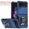 Armor Rugged Defender Heavy Duty Cases Anti-Slip Magnetic Car Holder Ring Stand för Samsung Galaxy Z Flip 3 4 Flip3 5G Flip4