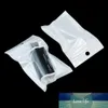 7,5x12cm (2,95 "x4,72") Vit Clear Self Seal Zipper Plast Retail Packad Package Bag Zip Lock BAG Retail förvaring med Hang Hole